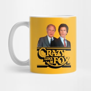 Crazy Like A Fox - John Rubinstein, Jack Warden - 80s Tv Show Mug